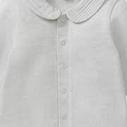 Muslin Collar Infant Boy Jumpsuit